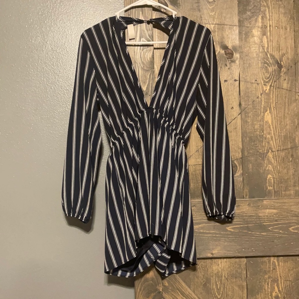 PINSTRIPE ROMPER